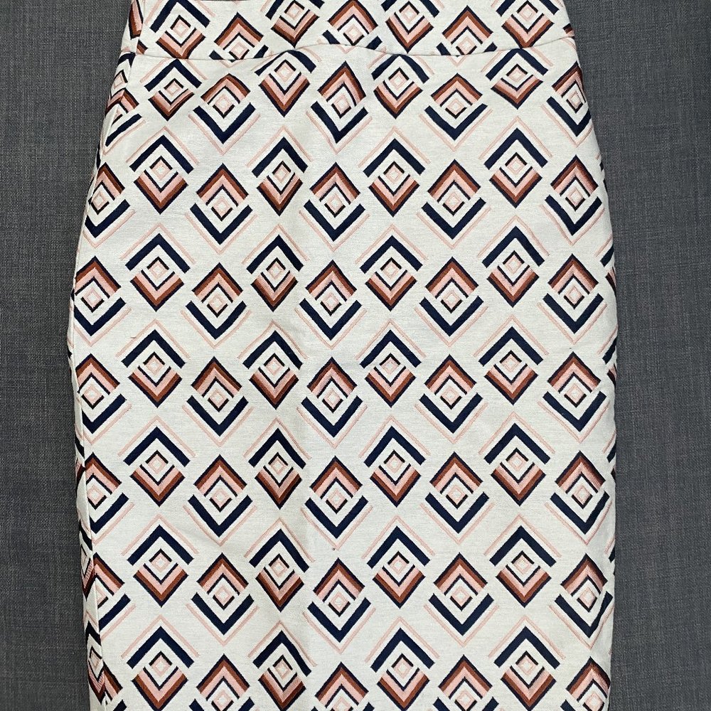 Ann Taylor Geometric Pencil Skirt